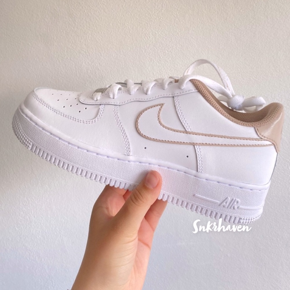 Nike Tan Custom Air Force 1s